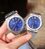 Copy Audemars Piguet Royal Oak Blue dial Couple Watch Quartz Movement